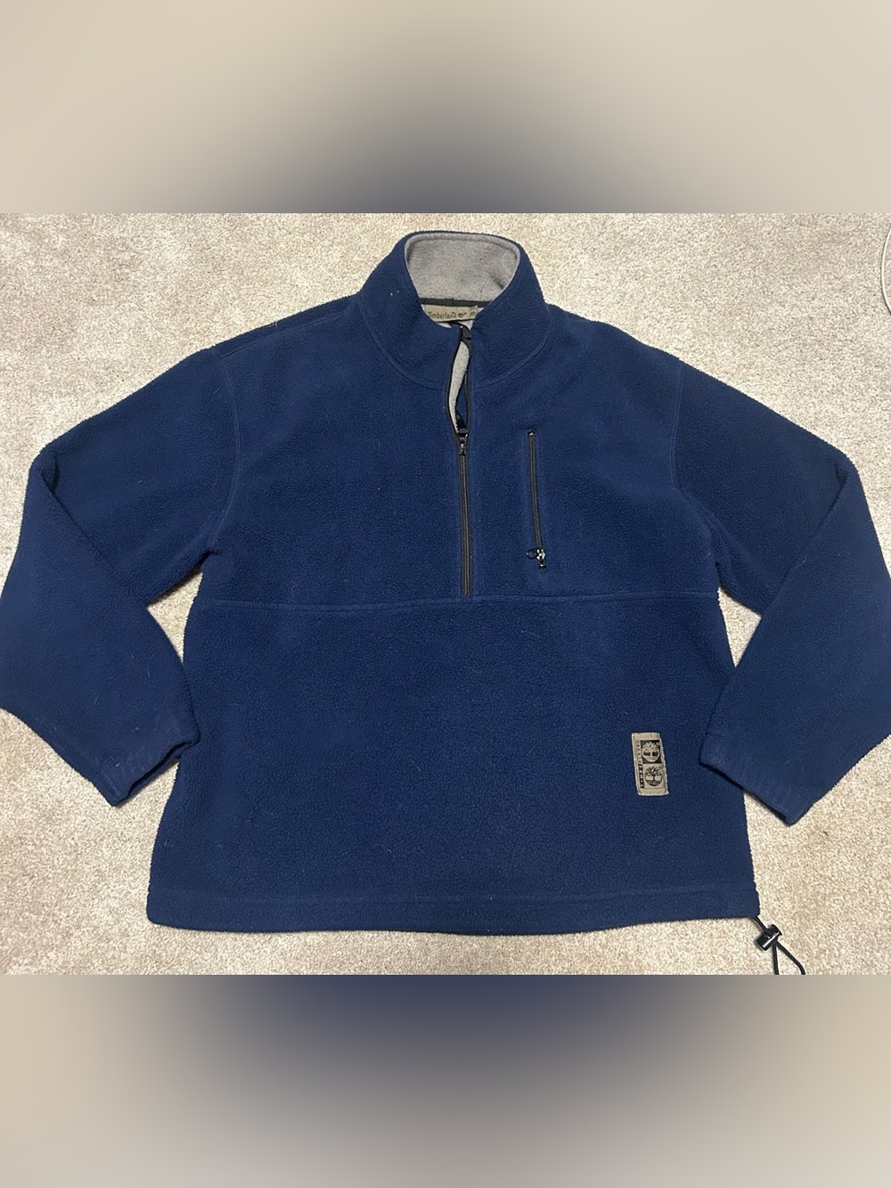 Vintage 90's Timberland Half-Zip Fleece Pullover Men's S